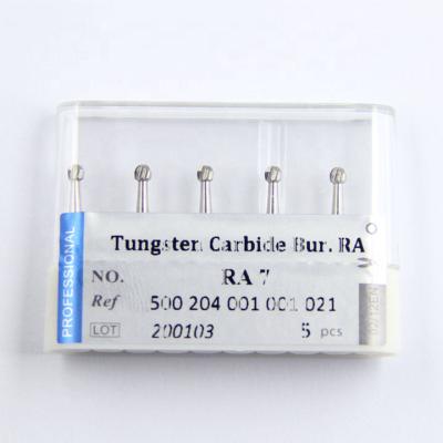 China Dental Regional Carbide Burs 2.35mm RA Tungsten Carbide Low Speed ​​Burs For Dental Low Speed ​​Contra Angle for sale