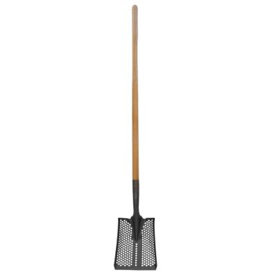 China Multifunctional Wooden Handle Long Handle Square Point Shovel for Easy Transfer for sale