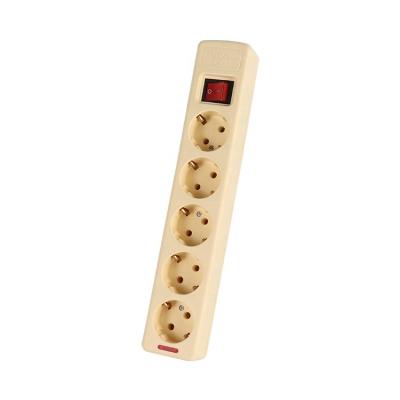 China Residential / General Purpose Hot Sale 2022 EU Power Strip Standard AC Ports 5way Plug Outlet for sale