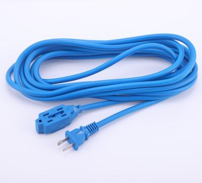 China US Convenient Type - 2 - Pin Bulk Power Extension Cords For Mexico South America Market for sale