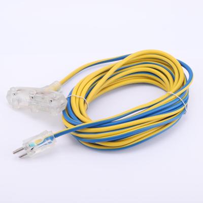 China Contractor Convenient Heavy Duty Waterproof Extension Cord for Outdoor/Indoor All-Purpose Weather Resistant for sale