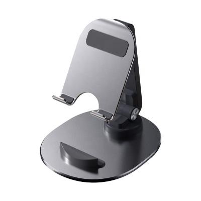 China 2022 New 360D Adjustable Tending Rotating 2 in 1 Folding Stand Aluminum Alloy Tablet Phone Holder for sale