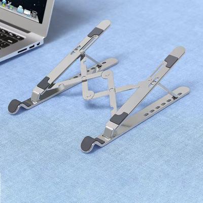 China Laptop Foldable Comfortable Typing Stand Portable Aluminum Alloy Notebook Stand for Home Office for sale