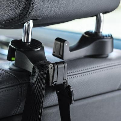 China Adjustable Portable Cups Multifunctional Phone Holder Hook Headrest Practical Car Back Seat Hanger for sale