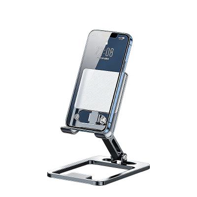 China Adjustable 2022 New Mobile Phone Stand Aluminum Alloy Foldable Portable Phone Tablet Pitch Mount for sale