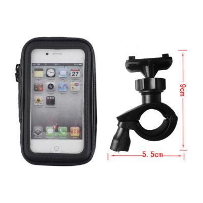 China Hot Selling Adjustable 360 ​​Degree Universal Bicycle Handlebar Waterproof Bike Bag Phone Holder for sale