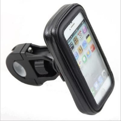 China 360 Degree Rotating Waterproof Bag Bike Phone Holder For Motorcycle Smart Bicycle Phone Handlebar Waterproof Phone Holder for sale