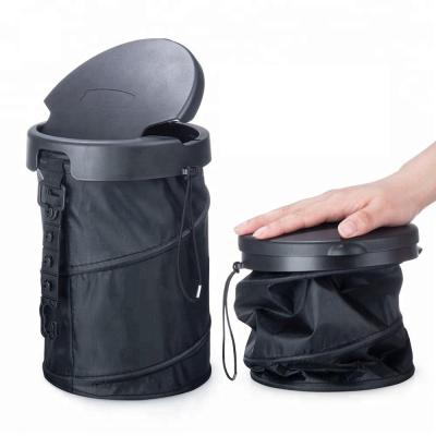 China Viable the stylish garbage bin car waste bag. It hangs from any car seat and hides trash for sale