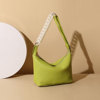 China Fashion Manufactureer 2021 Women's Popular Lightweight Leather Hobo Handbag For Bag Armpits Purses And Handbags for sale