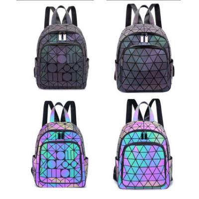 China 2021wholesale fashion backpacks china new geometric shape backpack pu leather oem customized luxury backpack for sale