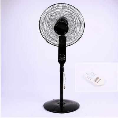 China Portable Remote Control Electric Fan Floor Standing Feature Comforts Stand Up Electric Home Fan for sale