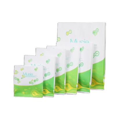 China Factory Wholesale Custom Disposable French Fries Paper Bag Food Coated Fried Chicken Snacks Potato Chips Grease Bags for sale