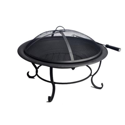 China 22 Inch Patio Charcoal Fire Bowl BBQ Fire Pit Patio Furniture Outdoor Material Cold Sheets for sale