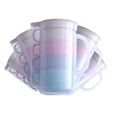 China 5pcs Eco-friendly Custom Printing Biodegradable Wheat Stocked Straw Mug Coffee Cup Set en venta