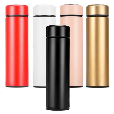 China Creative Viable Stainless Steel Smart Water Bottle Travel Vacuum Smart Tea Cups Show Temperature Control Coffee Mug zu verkaufen