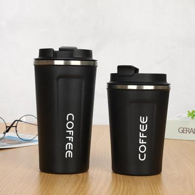 China 380ml 510ml PORTABLE Powder Coated Coffee Mug Stainless Steel Vacuum Insulated Double Wall Tumbler en venta