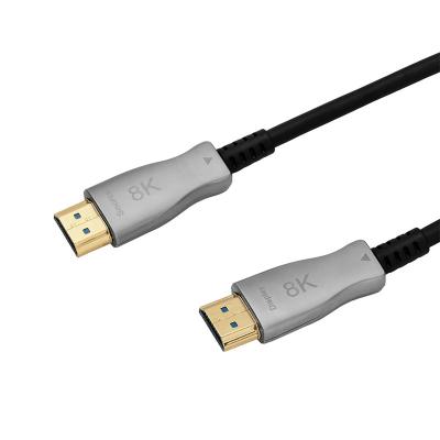 China 3D HDR 48Gbps HDMI Signal Transfer Hdmi Fiber Cable Support 8k@60Hz HDMI Cable Support 8k@60Hz Dynamic Optical Dynamic Optic Cable for sale