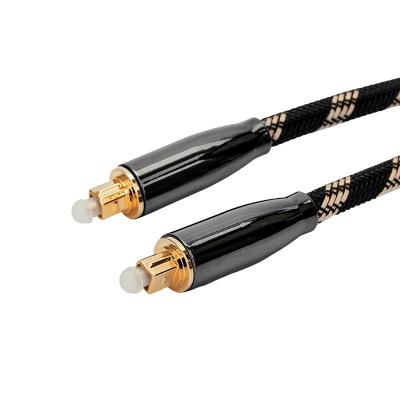 China Wear-Resistance Cable 1m Digital Audio Optical Fiber Cable High Quality Gold Plated Fiber Optic Audio Cable for sale