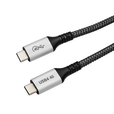 China Type-C Fast Charging And Transfer Usb4.0 Tb4.0 Interface Equipment Cable Black Super Speed ​​Charging Cable 40Gbps 100W Data Usb C Cable for sale