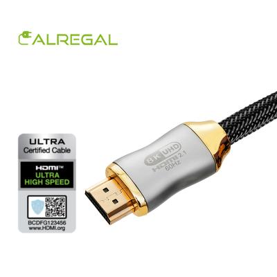 China 7680x4320 High End High Speed ​​Resolution HDMI Video Cable Male To Male 48Gbps Hdmi Cable 2.1 HD 8k Displayport Cable for sale