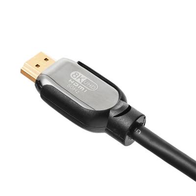 China Black High Speed ​​Hdmi Connector Cable High Speed ​​Certified Hdmi Cables 8k v2.1 60Hz 48Gbps High Speed ​​Male To Male Video Cable for sale