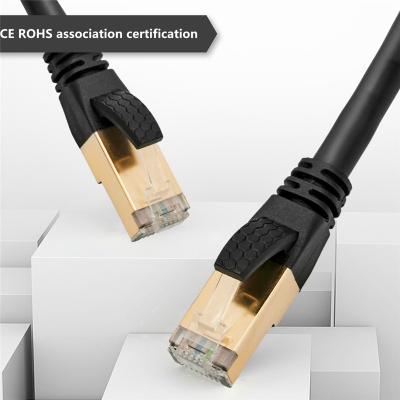 China Network high speed multi cable length flat Ethernet cable 8 core connector communication pure copper Ethernet cable for sale