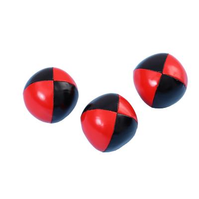 China Professional Sports Toy Pu Spandex Leather Juggling Ball Beginners Juggling Balls for sale