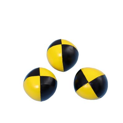 China Sports Toy Factory Customized 4 Panel Soft PU Leather Kids Toys Wholesale Small Balls Juggling Balls for sale