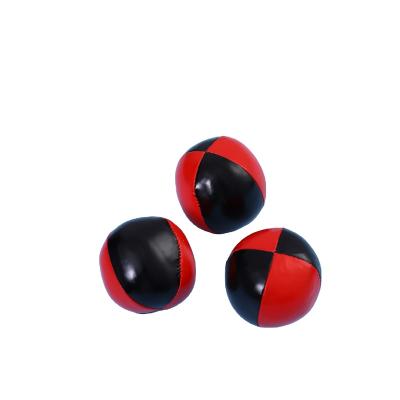 China Sports Toy Customized PU Leather Beanbags Kids Soft Toys Wholesale Small Balls Juggling Balls For Beginners Jugglers Beanball for sale