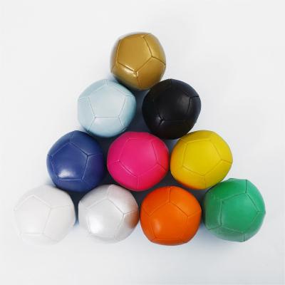 China Sports Toy Factory Customized Top Quality PVC Balls Hacky Bag Footbag EN71 Juggling Professional Standard PP/EPS Filling For Hobby Juggler for sale