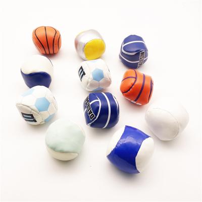 China Sports Toy Customized 2 Panel Soft Leather PVC Balls Kids Juggling Toys Wholesale Small Balls For Fun for sale