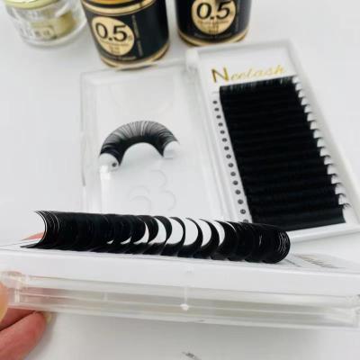 China Natural Soft Custom Packing Person Lashes Russian Extension Volume Eyelashes for sale