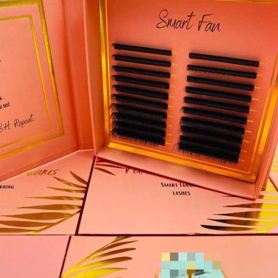 China Natural Custom Eyelash Extension Classic Private Label Lashes Individual False Mink Eyelash Extension Supplier for sale