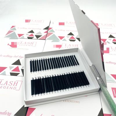 China False Eyelashes Mink Individual Eyelash Extensions Private Label Package Natural Custom Classic for sale