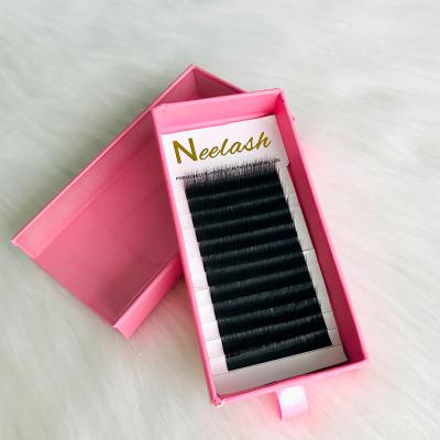 China Wholesale Natural Russian Curl Volume Eyelash C cc Easy Fan Whips Eyelash Extension for sale