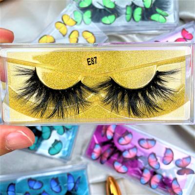 China Mink eyelash wholesalers good quality natural long fluffy 3d mink eyelashes 17-20 mm Siberian mink eyelashes 100% real for sale