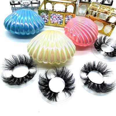 China 100% Real Customized Long Mink Lashes 3D Boxes Mink Eyelash Fluffy Seller Lashes 100% Real 25mm Natural Mink Lashes for sale