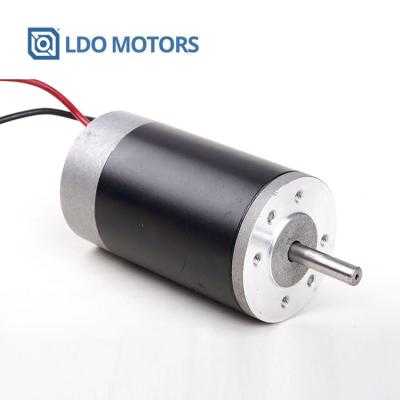 China Totally Enclosed Permanent Magnet High Torque Electric OD 63mm 12v Brushed DC Motor for sale