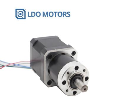 China Enclosed NEMA 17 High Torque Stepper Motor with Planetary Gearbox, 42mm Hybrid Stepping Gearbox Planetary Motor for sale