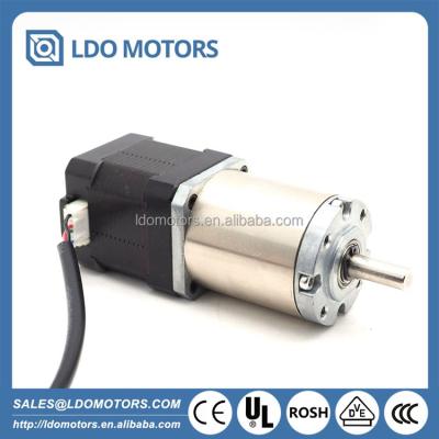 China NEMA 14 Hybrid High Stepping 35mm Enclosed Planetary Gearbox Motor for sale