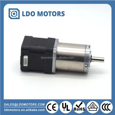 China NEMA 14 Enclosed Planetary Gear Stepper Motor, 35mm Hybrid Stepping Gearbox Planetary Motor for sale