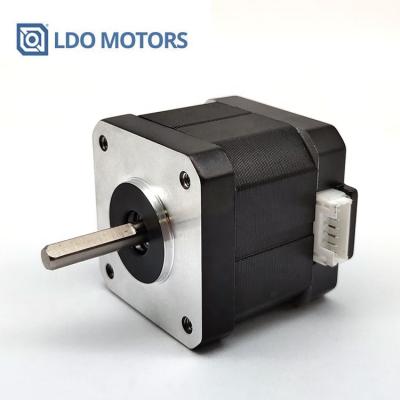 China 0.9degree LDO Nema17 40mm Body Length Enclosed Stepper Motor 42STH40 for sale