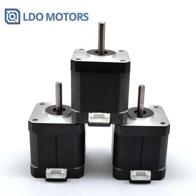 China 0.9degree LDO Nema17 48mm Enclosed Body Length Stepper Motor for sale