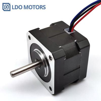 China 0.9degree LDO Nema17 34mm Enclosed Body Length Stepper Motor for sale