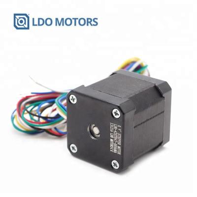 China Dual Shaft 0.9degree Inline NEMA 17 Stepper Motor for sale