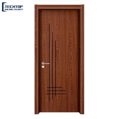 China TECHTOP Customized Design Waterproof Modern Wooden Door Interior Wood Room for sale