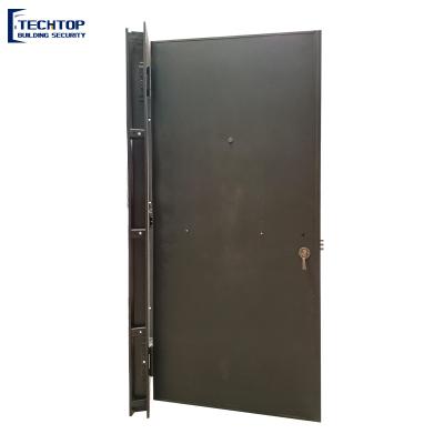 China TECHTOP Waterproof Porcelain Insulated Security Steel Doors Steel Exterior Villa Doors for sale