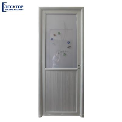 China TECHTOP Aluminum Sliding Door Bathroom Door Modern Aluminum Glass Door Design for sale