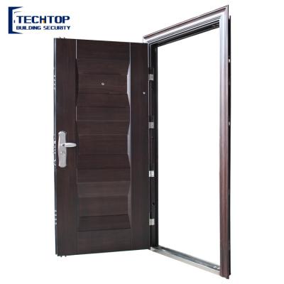 China TECHTOP modern modern security steel door with high quality standard and cheap price of entrance door for sale