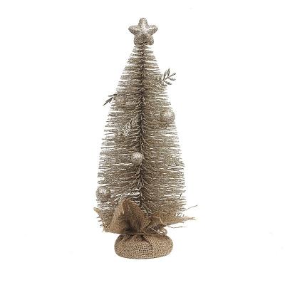 China 2019 Plastic New Christmas Tree Holiday Desktop Decoration for sale